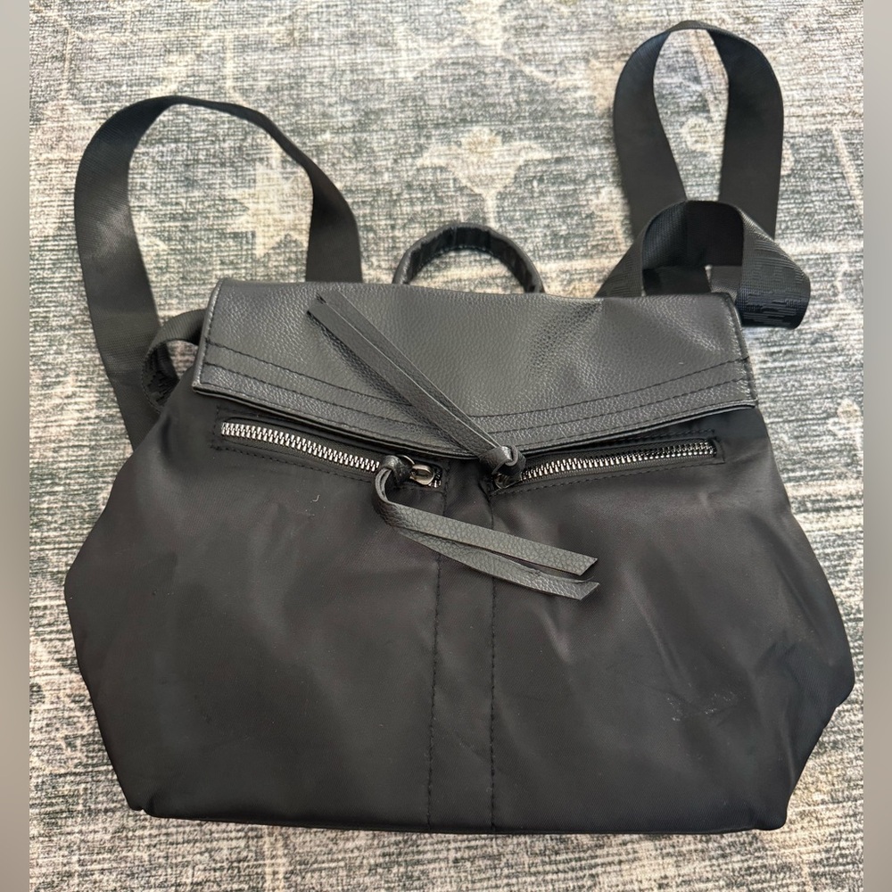 Black Mini Backpack - Picture 2 of 6